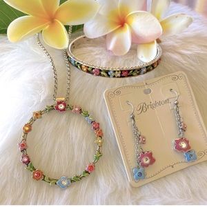 ❤️ EUC Brighton Flower Child Multi Enamel Color Set